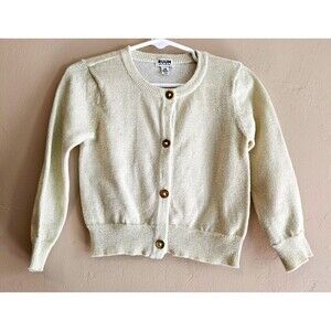 Ruum  Baby Girls gold Cardigan Sweater Size 18M
